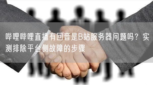 哔哩哔哩直播有回音是B站服务器问题吗？实测排除平台侧故障的步骤